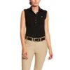 Ariat Women's Sleeveless Prix Polo 2.0 (Black)