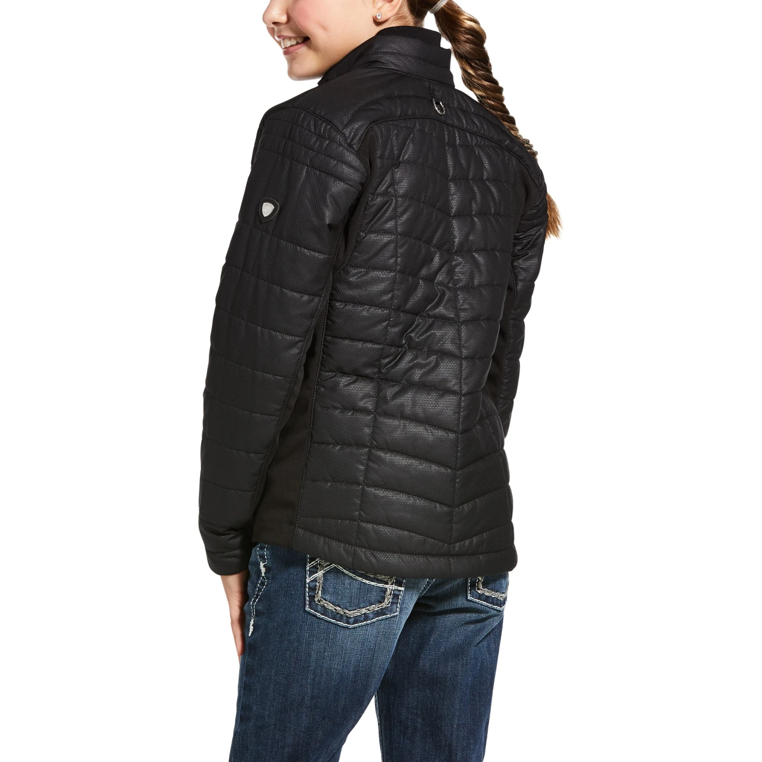 Ariat Youth Volt 2.0 Insulated Jacket (Black) - Image 2