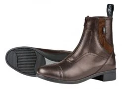 Saxon Syntovia Zip Paddock Boots (Brown)