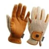 Dublin Adults Crochet Riding Gloves (Natural/Natural)
