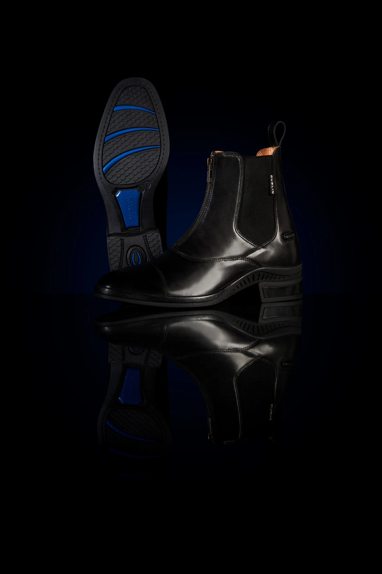 Dublin Adult's Paramount Zip Paddock Boots (Black) - Image 2