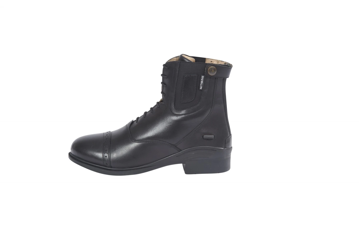 Dublin Ladies Evolution Lace Front Paddock Boots (Black) - Image 2