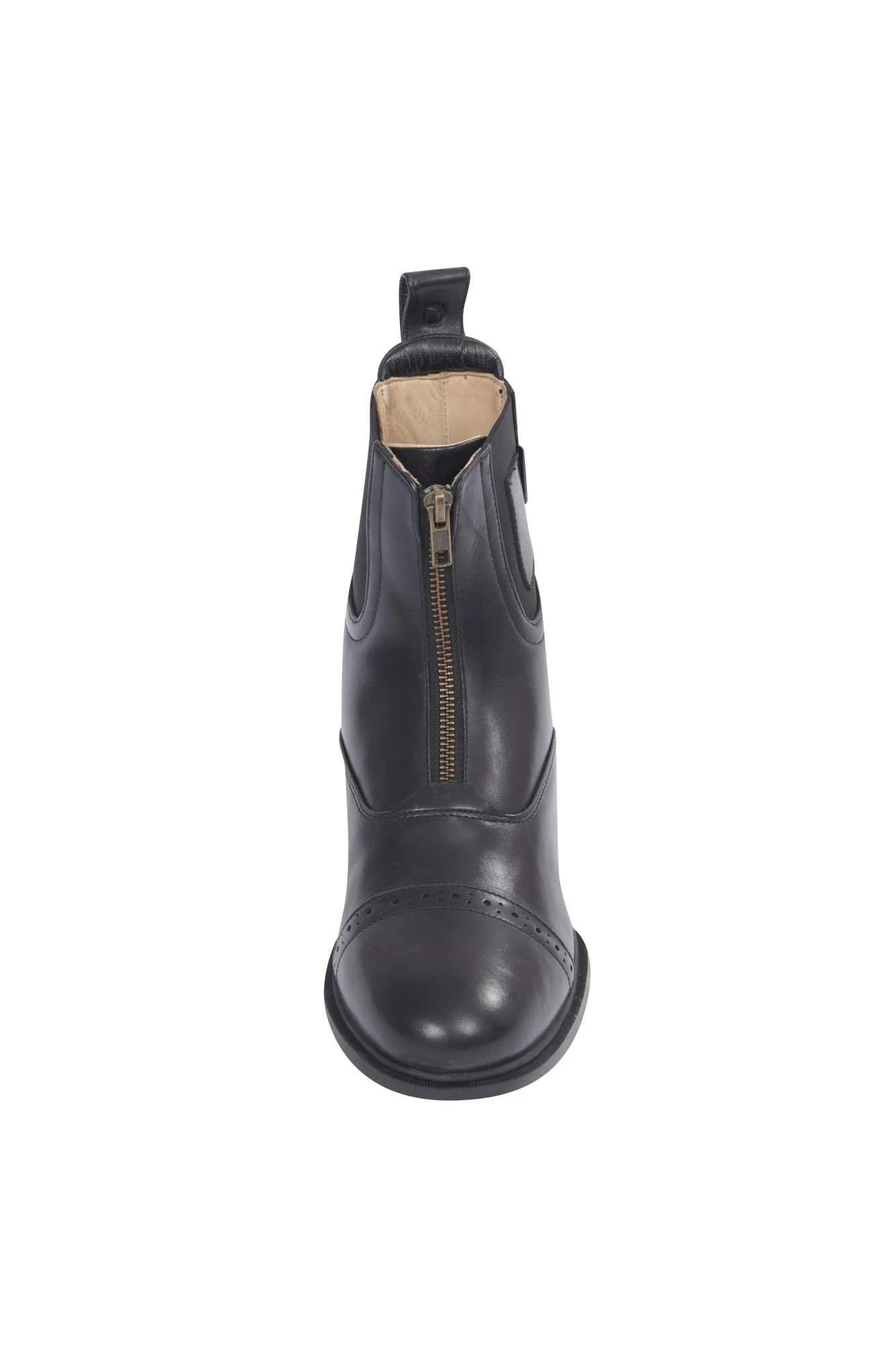 Dublin Ladies Evolution Zip Front Paddock Boots (Black) - Image 7