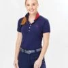 Dublin Ladies Lily Cap Sleeve Polo (True Navy)