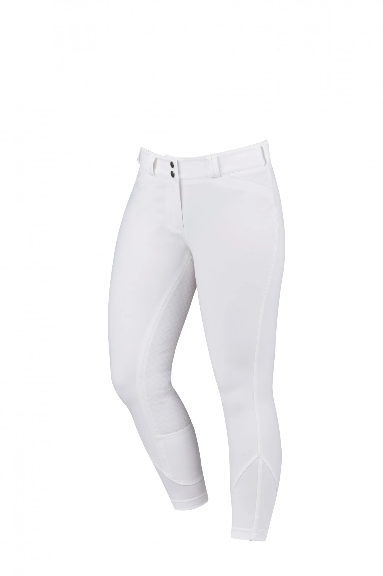 Dublin Ladies Prime Gel Full Seat Breeches (White)