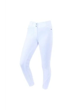 Dublin Ladies Pro Form Gel Knee Patch Breeches (White)