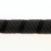 Dublin 2 Piece Grip Handle Lunge Whip (Black)