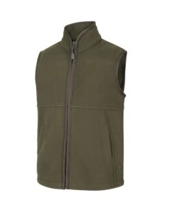Hoggs Of Fife Junior Woodhall Fleece Gilet (Green)