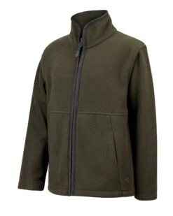 Hoggs Of Fife Junior Woodhall Fleece Jacket (Green)