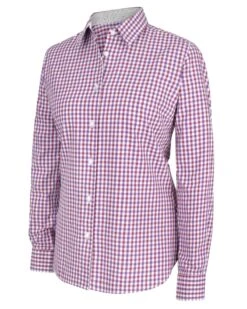 Hoggs Of Fife Ladies Becky II Cotton Shirt (Violet/Cerise)