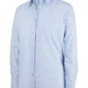 Hoggs Of Fife Ladies Bonnie II Cotton Shirt (Light Blue Stripe)
