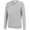Hoggs Of Fife Ladies Lauder Cable Pullover (Grey)