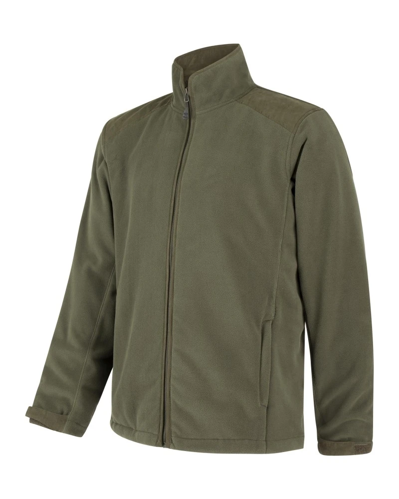 Hoggs Of Fife Men's Countryman Light-weight Fleece Jacket (Olive Green)