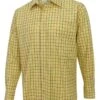 Hoggs Of Fife Men's Governor Premier Tattersall Shirt (Gold Check)