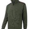 Hoggs Of Fife Men's Hebrides Zip Neck Windproof Pullover (Lovat)