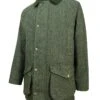 Hoggs Of Fife Men's Helmsdale WaterproofTweed Shooting Jacket (Green)
