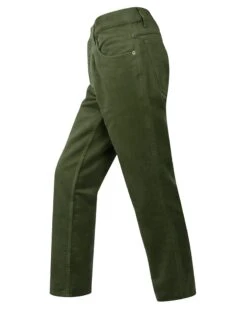 Hoggs Of Fife Men's Moleskin Jeans (Dark Olive)