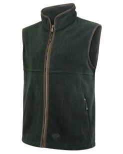 Hoggs Of Fife Men's Stenton Technical Fleece Gilet (Pine)