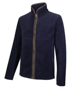 Hoggs Of Fife Men's Stenton Technical Fleece Jacket (Midnight Navy)