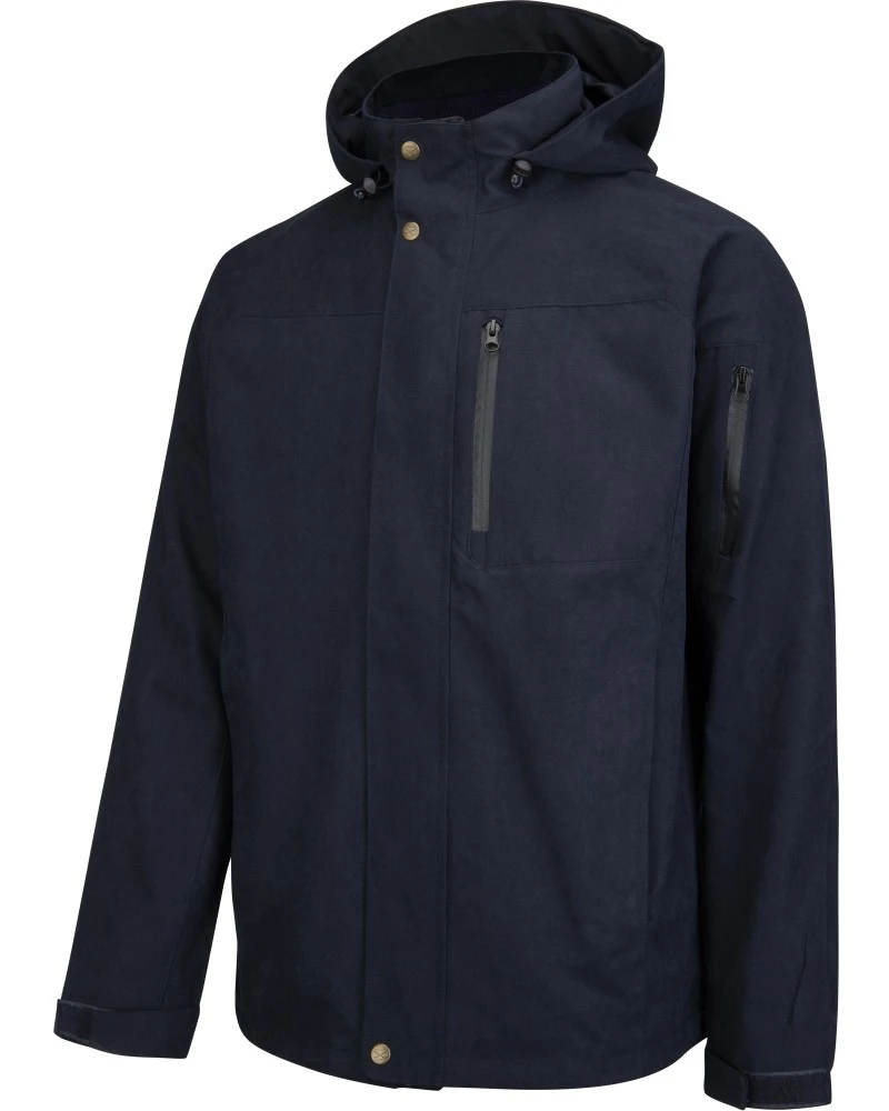 Hoggs Of Fife Men's Struther Zip Through Jacket (Navy)
