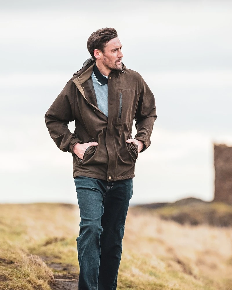 Hoggs Of Fife Men's Struther Zip Through Jacket (Navy) - Image 4