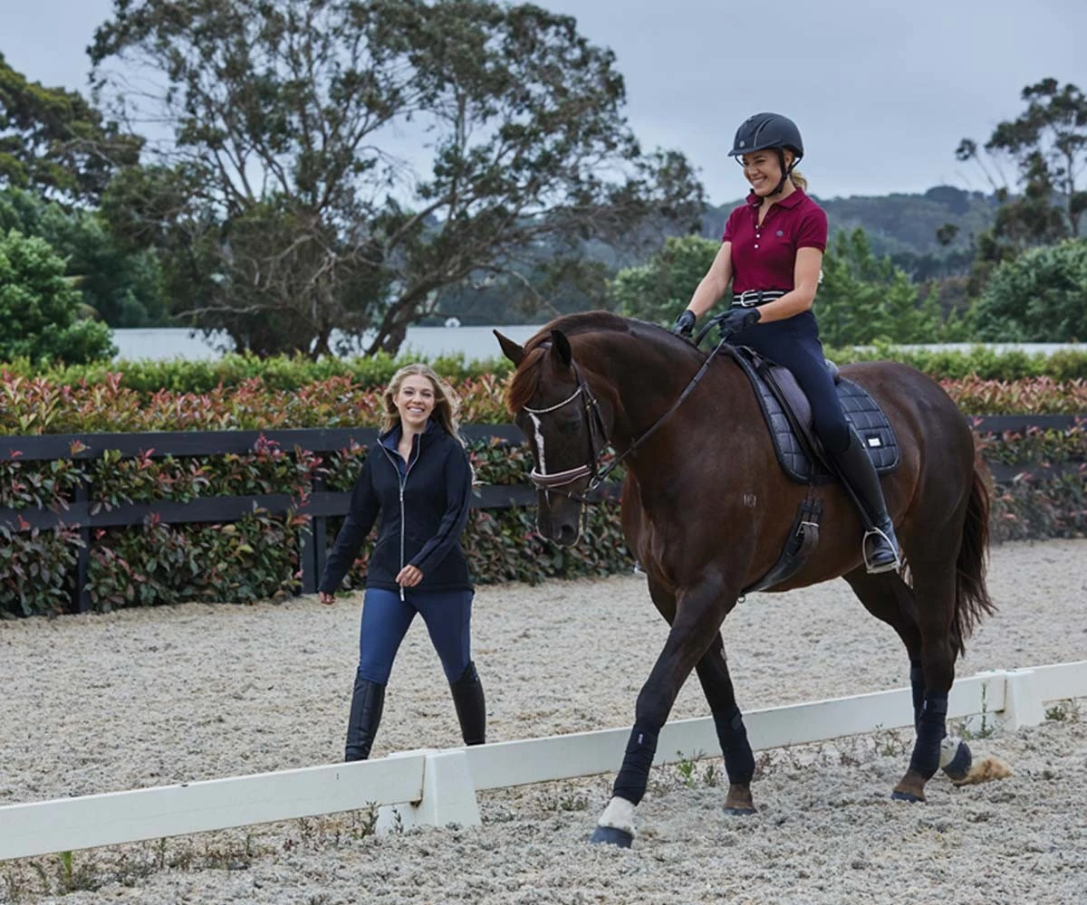 Dublin Ladies Lily Cap Sleeve Polo (Deep Crimson Red) - Image 3