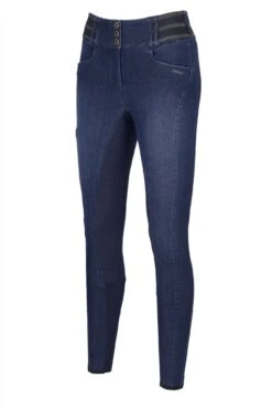Pikeur Ladies Candela Jeans Grip Full Seat Breeches (Denim Blue)