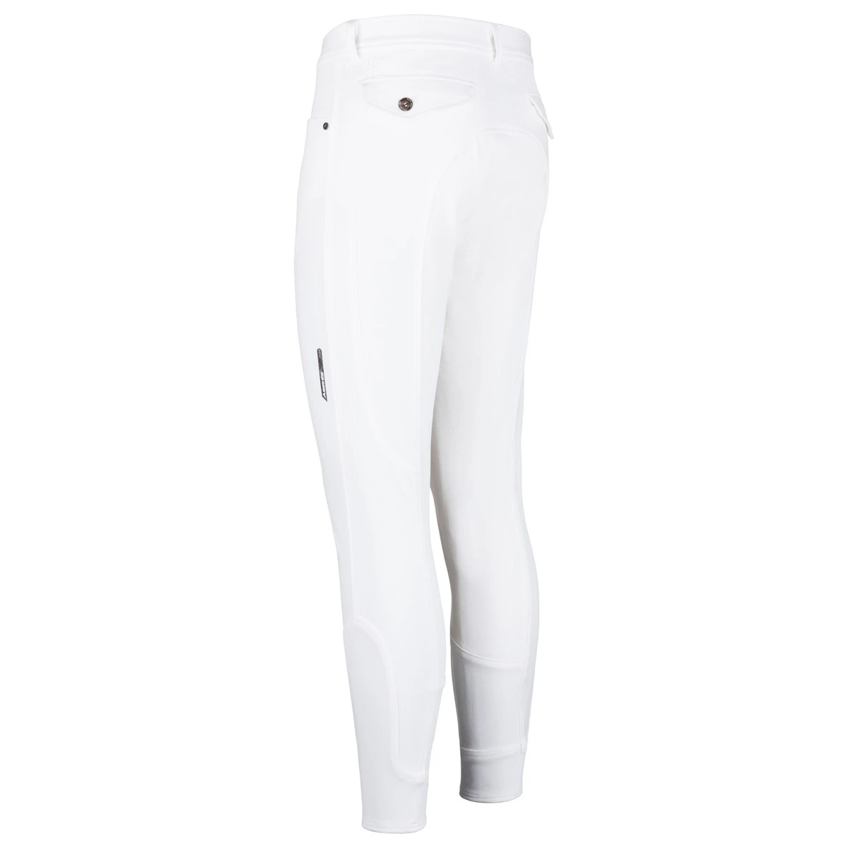Euro-Star Mens Camillo Full Grip Breeches (White) - Image 2