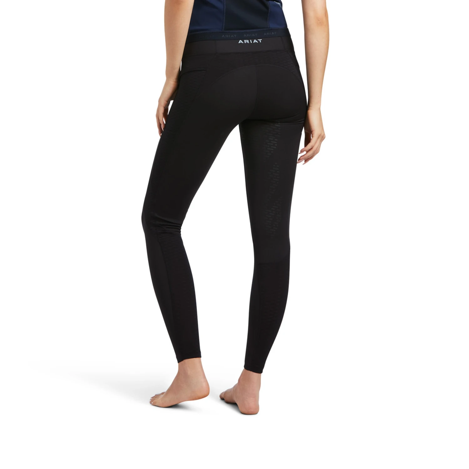 Ariat Women's Ascent Half Grip Tight (Black) - Image 3