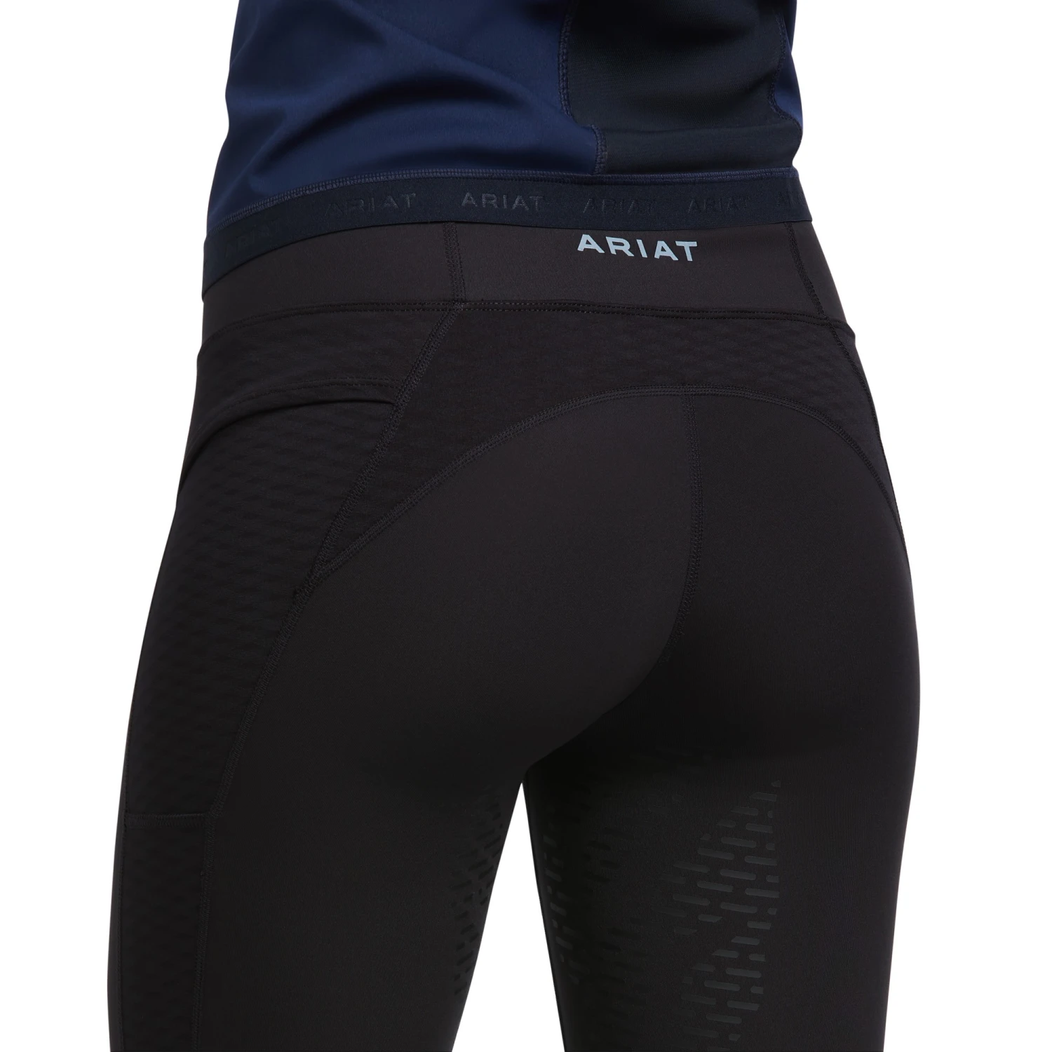 Ariat Women's Ascent Half Grip Tight (Black) - Image 6