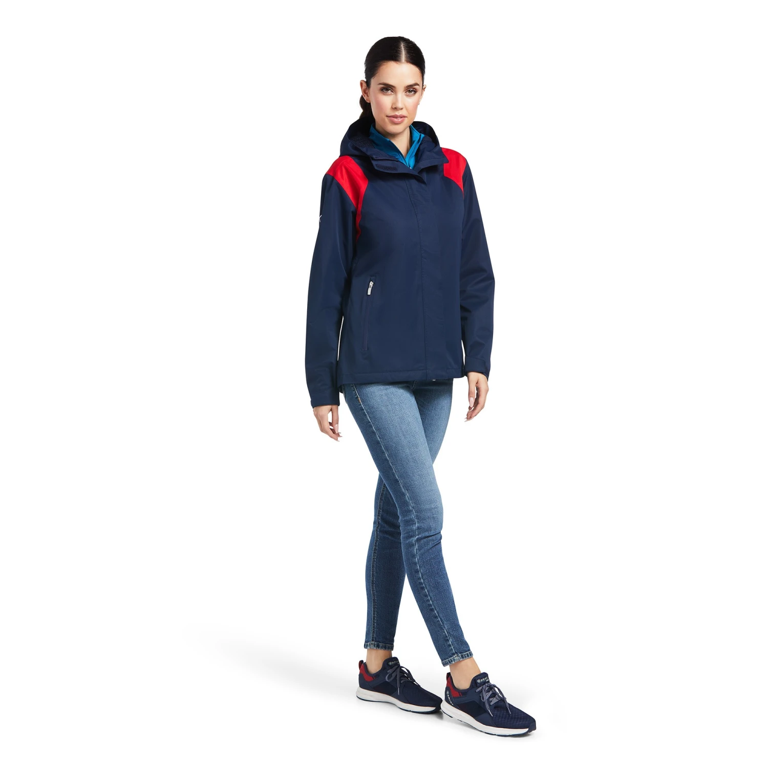 Ariat Women's Spectator Waterproof Jacket (Team Navy) - Image 3