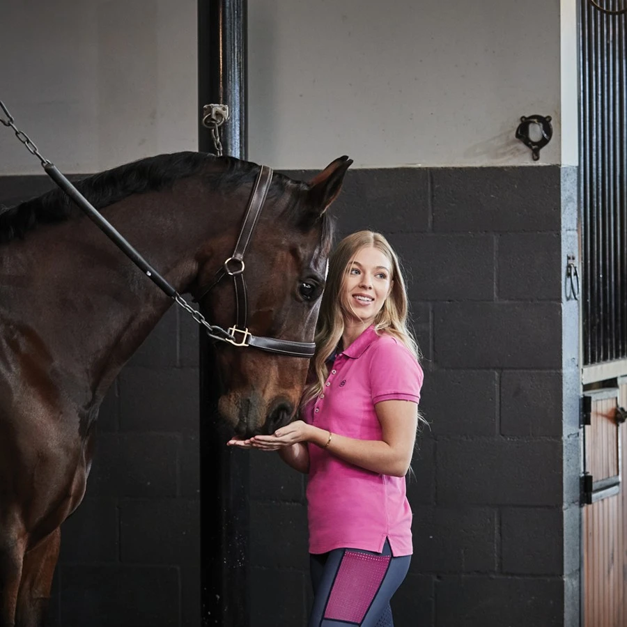 Dublin Ladies Lily Cap Sleeve Polo (Red Violet) - Image 6
