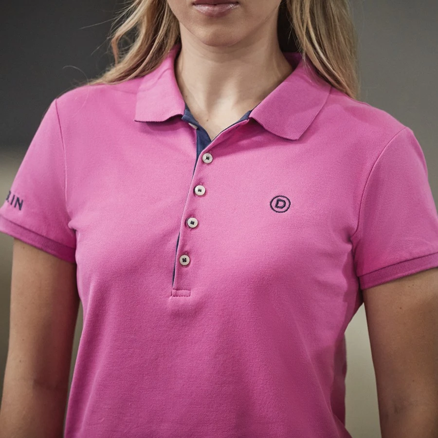 Dublin Ladies Lily Cap Sleeve Polo (Red Violet) - Image 7