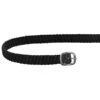 Sprenger Braided Spur Straps With Silver Buckle (Black)