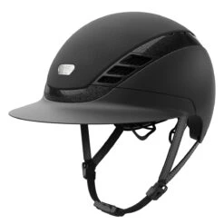 Abus X Pikeur AirLuxe Supreme Lady Visor Riding Hat (Black) - Pre Order