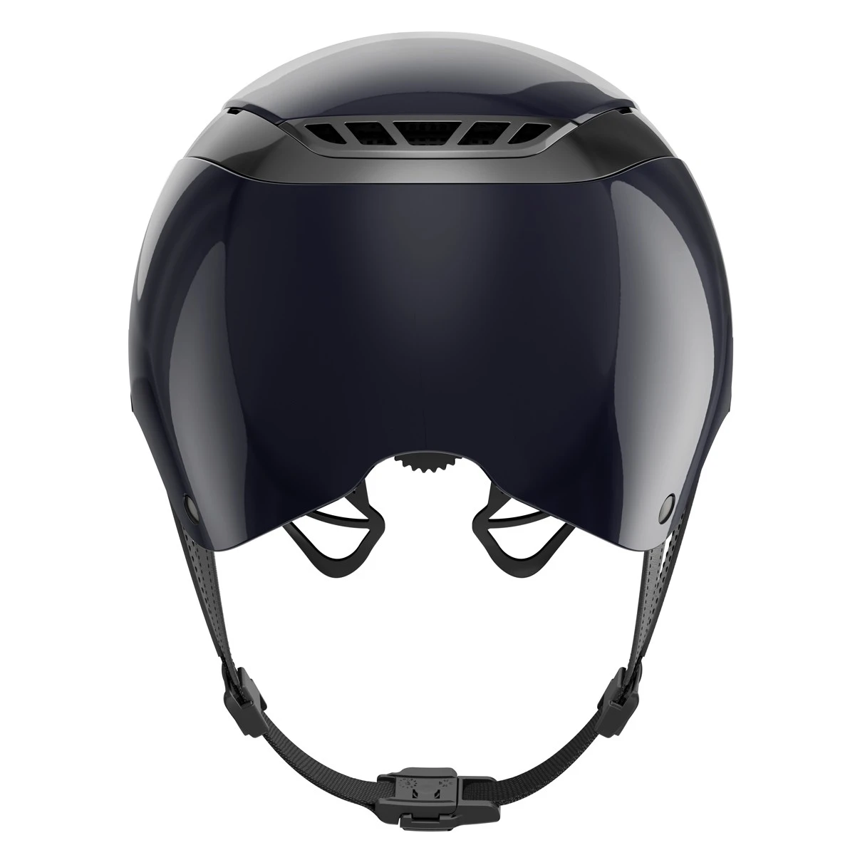 Abus X Pikeur AirLuxe Chrome Riding Hat (Shiny Midnight Blue) - Image 5