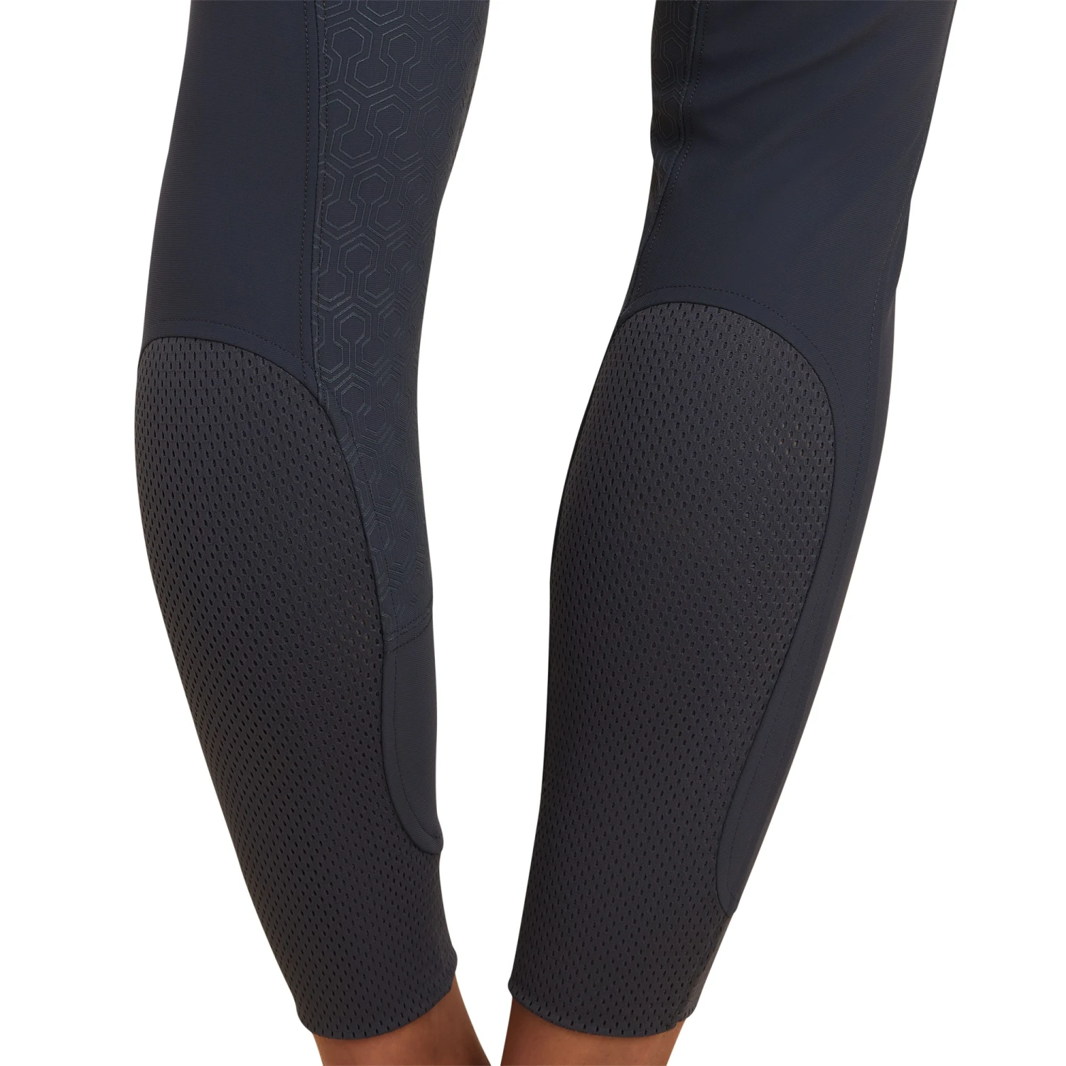 Ariat Womens Tri Factor Lumina Grip Full Seat Breeches (Ebony) - Image 5