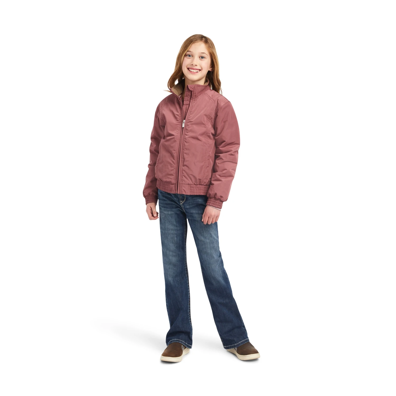 Ariat Youth Stable Insulated Jacket (Wild Ginger) - Image 2