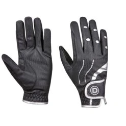 Dublin Pro Everyday Riding Gloves (Black/Silver)