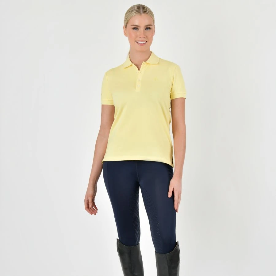 Dublin Ladies Lily Cap Sleeve Polo (Butter) - Image 3