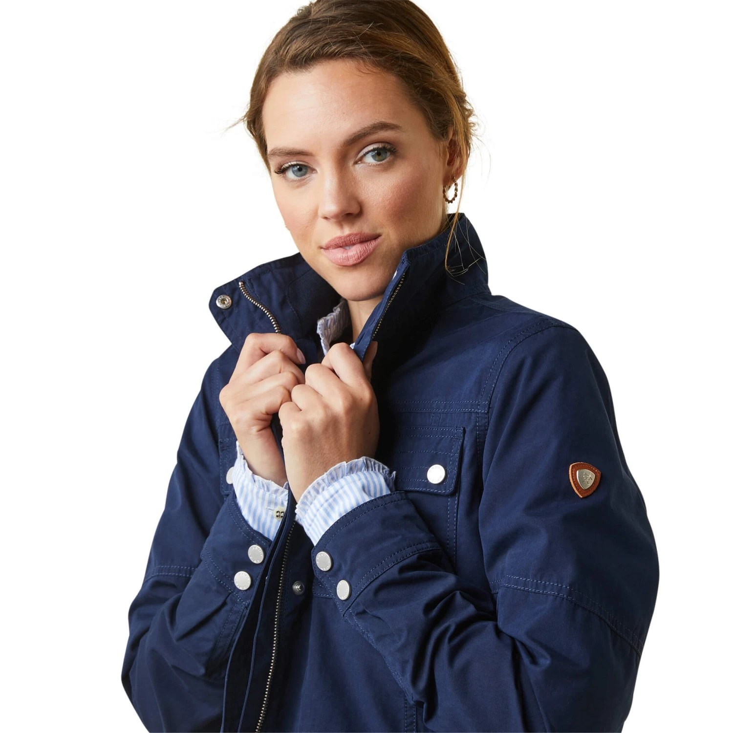 Ariat Womens Calumet Field Jacket (Navy) - Image 3