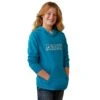 Ariat Youth 3D Logo 2.0 Hoodie (Mosaic Blue)