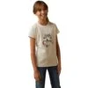 Ariat Youth Flora T-Shirt (Oatmeal Heather)