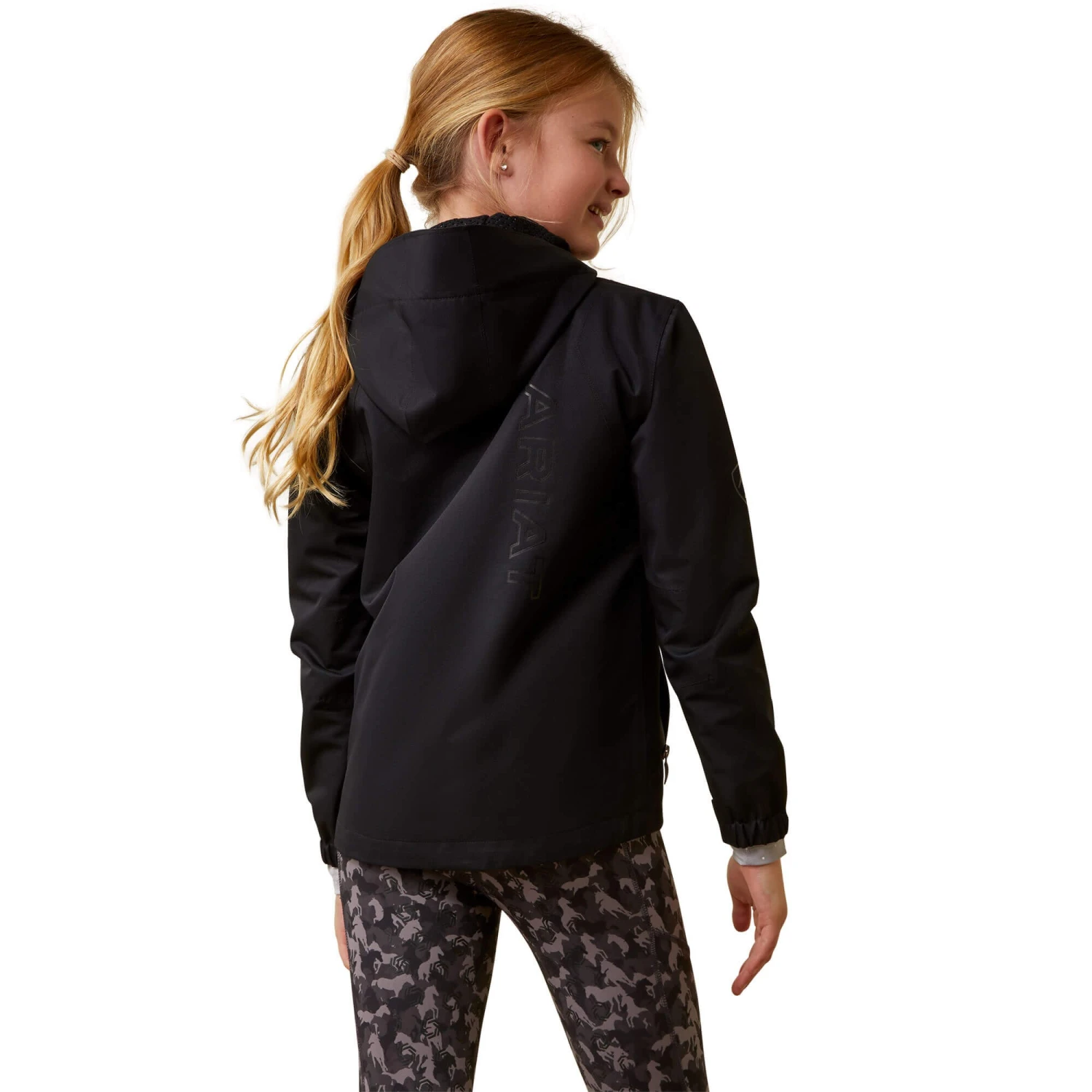 Ariat Youth Spectator Waterproof Jacket (Black) - Image 2