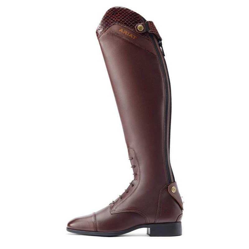 Ariat Womens Palisade Ellipse Tall Riding Boot (Mahogany/ Rust Cobra) - Image 2