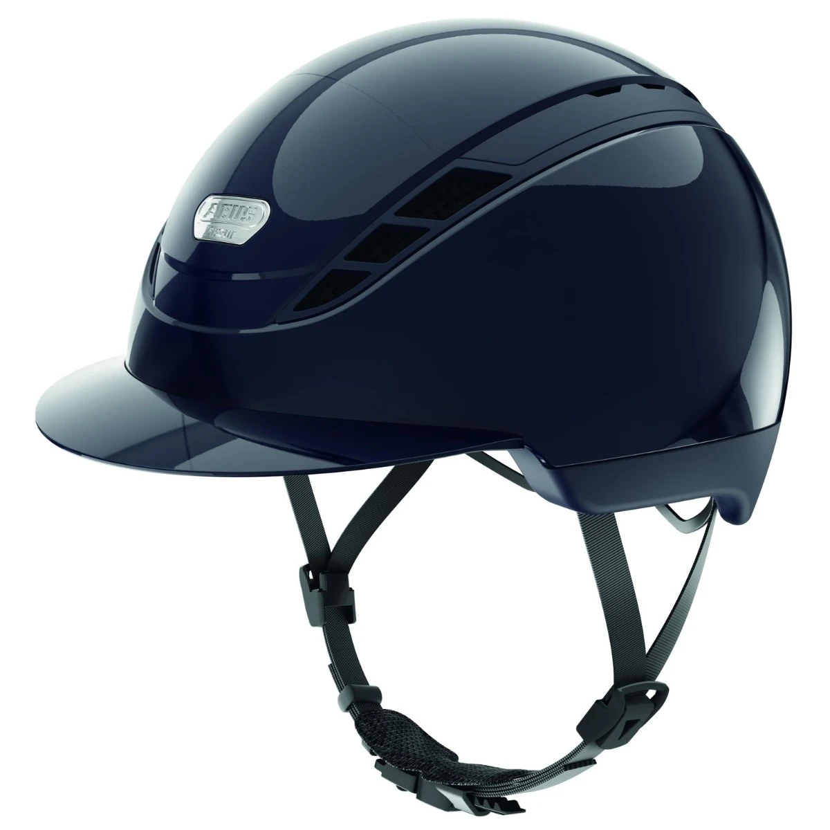 Abus X Pikeur AirDuo Riding Hat (Shiny Midnight Blue)