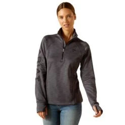 Ariat Women's Tek Team 1/4 Zip (Ebony)