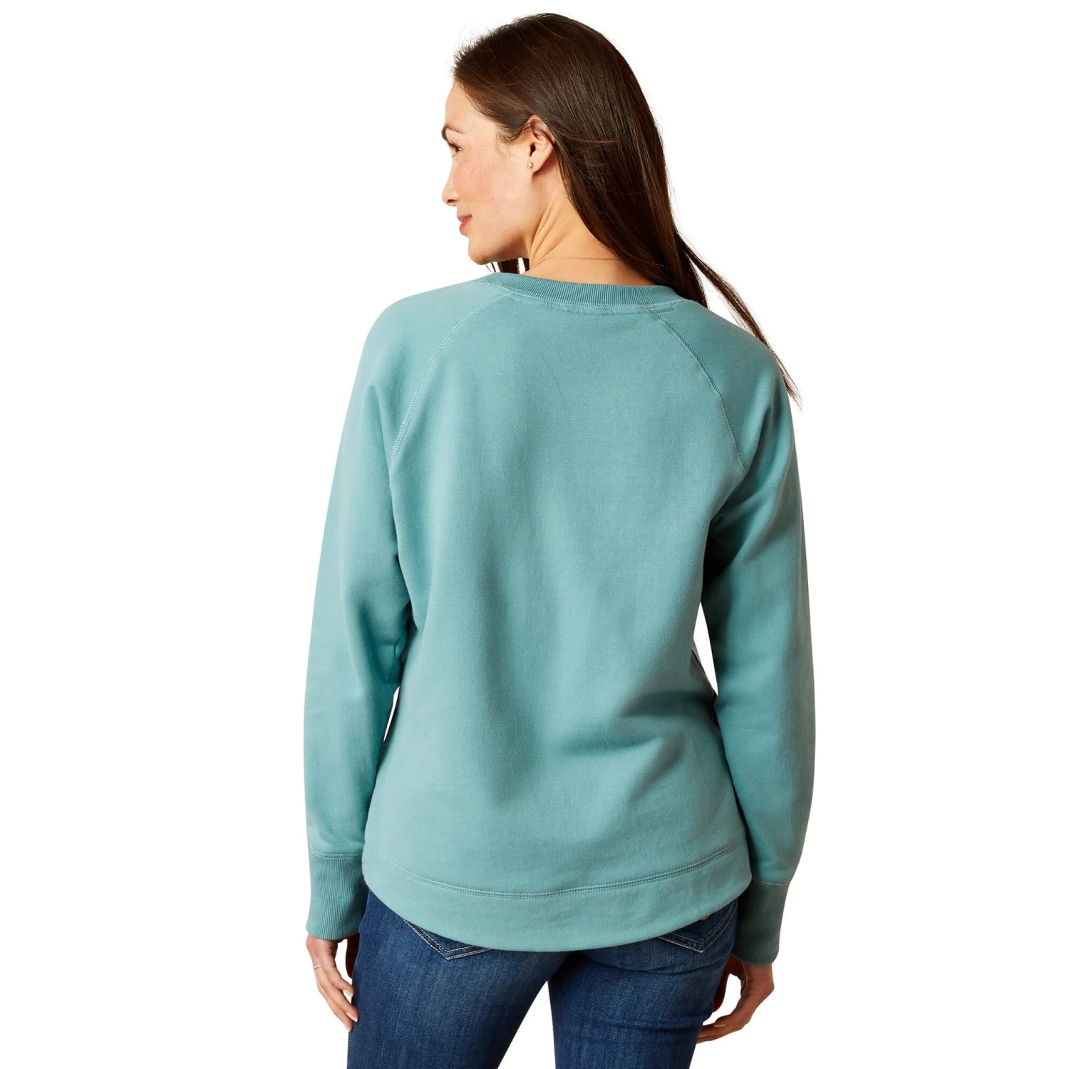 Ariat Womens Benicia Sweatshirt (Arctic) - Image 2