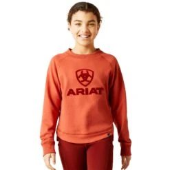 AriatBenicia Youth Sweatshirt (Burnt Brick)