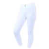 Dublin Ladies Prime Gel Knee Patch Breeches (White)